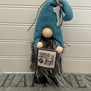 Dog themed gnome